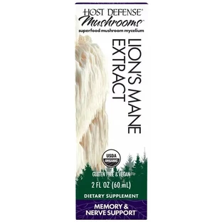 Ежовик гребенчатый, экстракт в каплях, Lion's Mane Extract, Fungi Perfecti, 60 мл