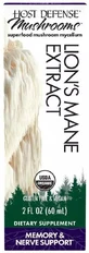 Їжовик гребінчастий, екстракт у краплях, Lion's Mane Extract, Fungi Perfecti, 60 мл