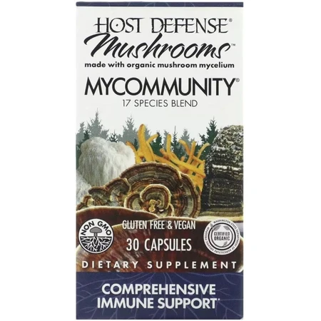 Підтримка імунітету, комплекс із 17 грибів, Mushrooms, Comprehensive Immune Support, Fungi Perfecti, 30 капсул: ціни та характеристики