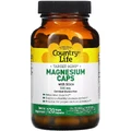 Магній з кремнієм, 300 мг, Target-Mins, Magnesium Caps with Silica, Country Life, 120 вегетаріанських капсул