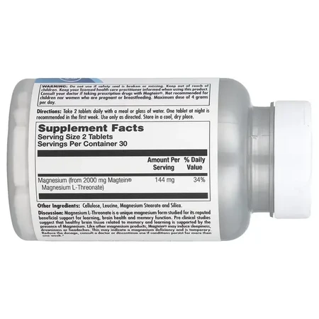 Магний L-Треонат, Think Magnesium L-Threonate, KAL, 60 таблеток: цены и характеристики