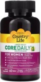 Мультивітаміни для жінок, Core Daily-1 Multivitamin for Women, Country Life, 60 таблеток