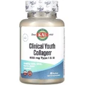 Коллаген молодости, 600 мг, Clinical Youth Collagen, Type I&III, KAL, 60 вегетарианских капсул