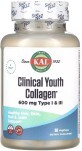 Коллаген молодости, 600 мг, Clinical Youth Collagen, Type I&amp;III, KAL, 60 вегетарианских капсул