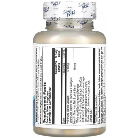 Коллаген молодости, 600 мг, Clinical Youth Collagen, Type I&III, KAL, 60 вегетарианских капсул: цены и характеристики