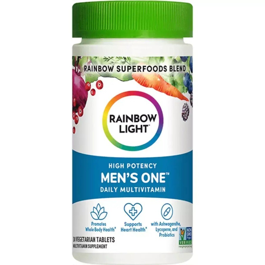 Мультивитамины для Мужчин, Men's One, Rainbow Light, 30 таблеток: цены и характеристики
