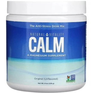 Напиток-Антистресс, CALM, The Anti-Stress Drink Mix, Natural Vitality, 226 гр