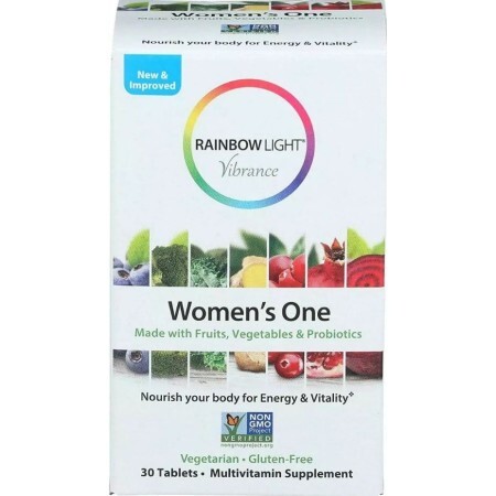 Поливитамины Для Женщин, Women's One Vibrance, Rainbow Light, 30 таблеток