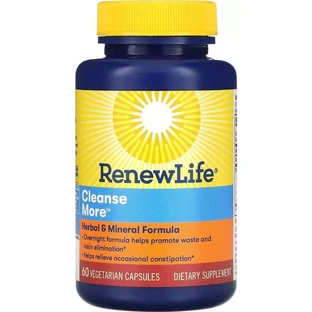 Комплекс Детоксикація (Засіб від Запору), Cleanse More, Renew Life, 60 вегетаріанських капсул