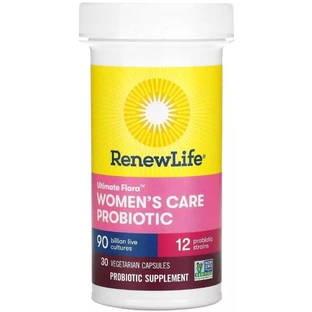 Пробіотик для жінок, 90 млрд КУО, Ultimate Flora, Women's Care Probiotic, Renew Life, 30 вегетаріанських капсул