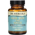 Здоровье волос, кожи и ногтей, Hair, Skin and Nails, Dr. Mercola, 30 капсул