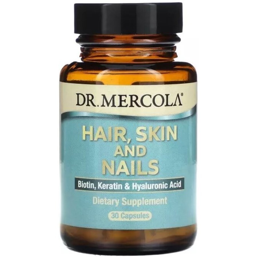Здоровье волос, кожи и ногтей, Hair, Skin and Nails, Dr. Mercola, 30 капсул: цены и характеристики