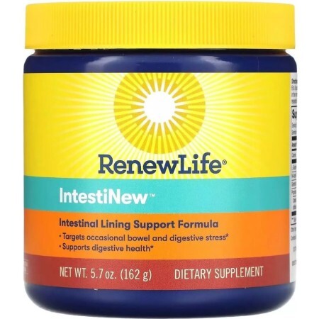 Поддержка слизистой оболочки кишечника, IntestiNew, Intestinal Lining Support Formula, Renew Life, 162 г