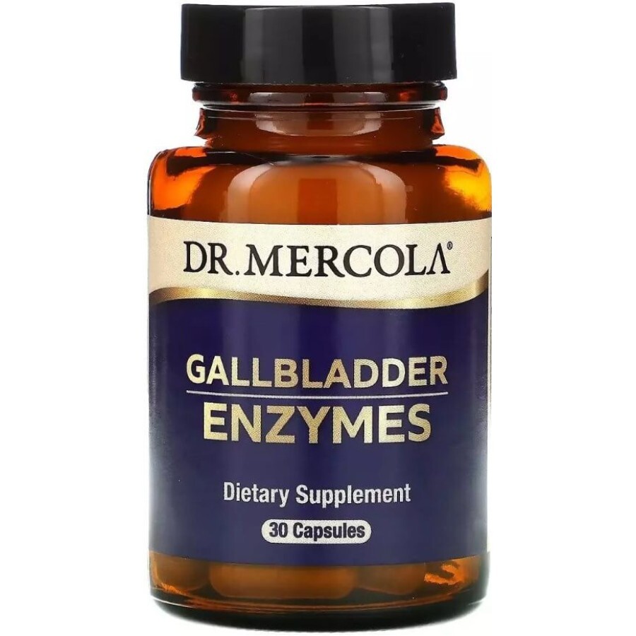 Ферменты желчного пузыря, Gallbladder Enzymes, Dr. Mercola, 30 капсул: цены и характеристики