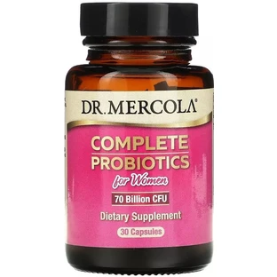 Полноценные пробиотики для женщин, 70 миллиардов КОЕ, Complete Probiotics for Women, 70 Billion CFU, Dr. Mercola, 30 капсул