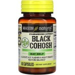 Клопогон, Black Cohosh, Standardized Extract, Mason Natural, 60 капсул: ціни та характеристики