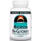 Магний Бисглицинат, Magnesium Bis-Glycinate, Source Naturals, 60 таблеток