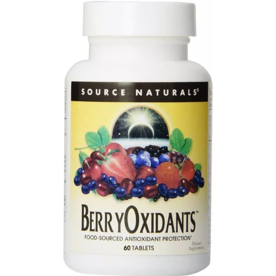 Растительная Антиоксидантная защита, Berry Oxidants, Source Naturals, 60 таблеток: цены и характеристики
