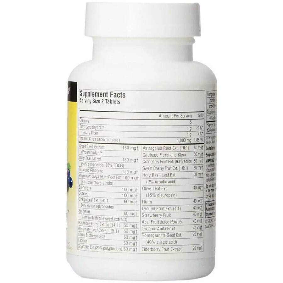 Рослинний антиоксидантний захист, Berry Oxidants, Source Naturals, 60 таблеток: ціни та характеристики
