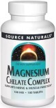 Магний Хелат, 100 мг, Magnesium Chelate Complex, Source Naturals, 100 таблеток