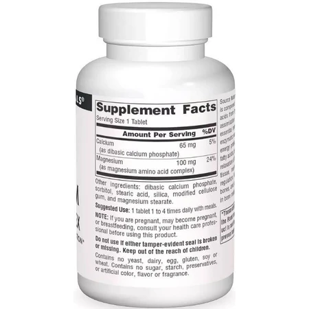 Магний Хелат Source Naturals Magnesium Chelate Complex 100 мг, 100 таблеток: цены и характеристики