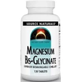 Магній Бісгліцинат, Magnesium Bis-Glycinate, Source Naturals, 120 таблеток