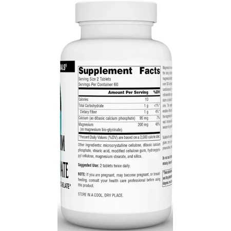 Магній Бісгліцинат, Magnesium Bis-Glycinate, Source Naturals, 120 таблеток: ціни та характеристики