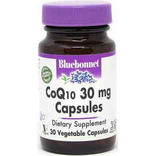 Коензим Q10 30мг, Bluebonnet Nutrition, 30 вегетаріанських капсул