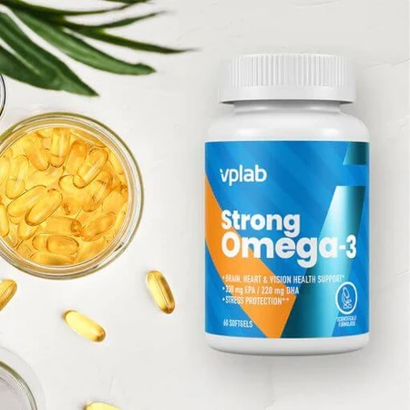 Дієтична добавка VPLab Strong Omega-3, 60 шт: ціни та характеристики