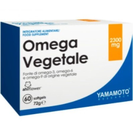 Омега-3 растительного происхождения Yamamoto Nutrition Omega Vegetale, 60 капсул