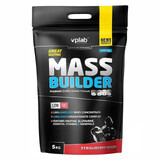 Гейнер VPLAB Nutrition Mass Builder полуниця-йогурт, 5 кг