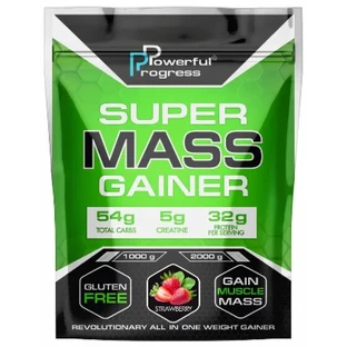Гейнер Super Mass Gainer, Strawberry, 1000 г