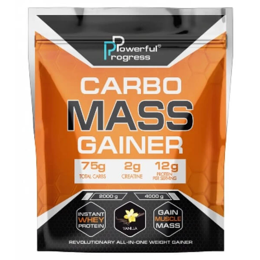 Гейнер Carbo Mass Gainer, Vanilla, 4000 г: цены и характеристики