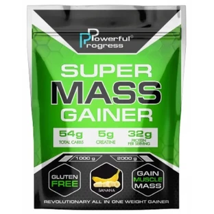 Гейнер Super Mass Gainer, Banana, 1000 г