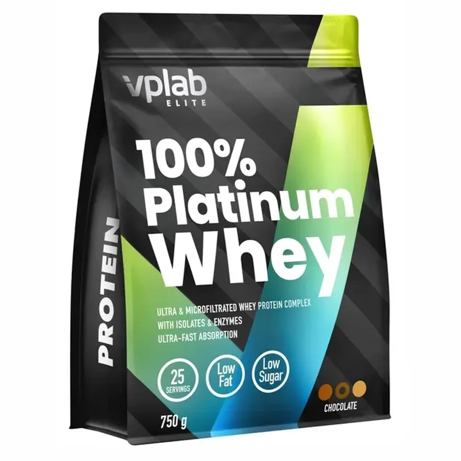 Протеин 100% Platinum Whey Chocolate - 750г: цены и характеристики