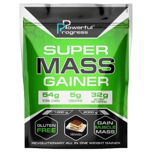 Гейнер Super Mass Gainer, Tiramisu, 1000 г