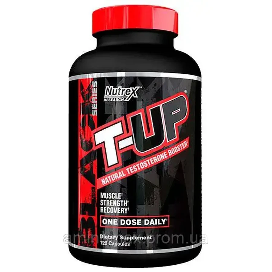 Бустер тестостерону Nutrex Research T-UP Black 120 капсул: ціни та характеристики