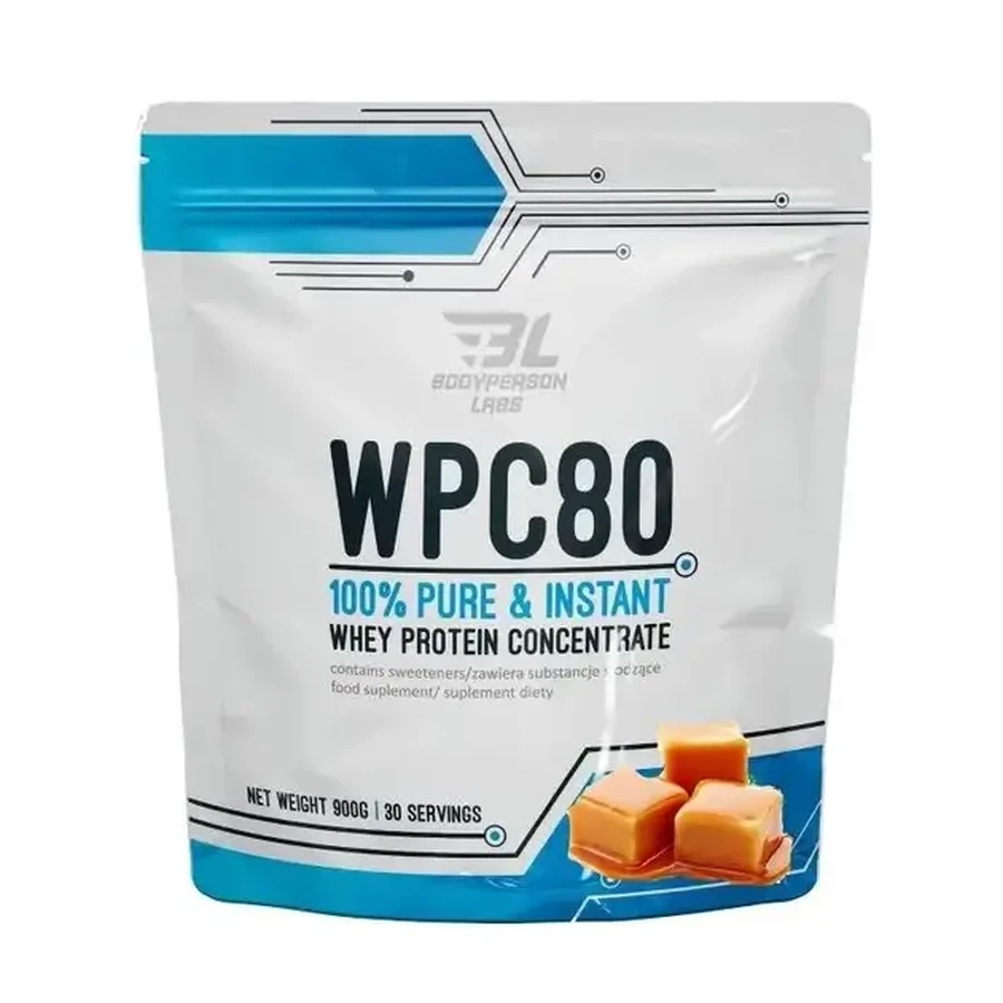Протеїн WPC80, Salted Сaramel, 900 г: ціни та характеристики