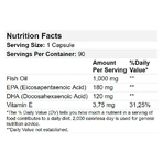 Omega 3, 1000 mg, 90 капс: ціни та характеристики