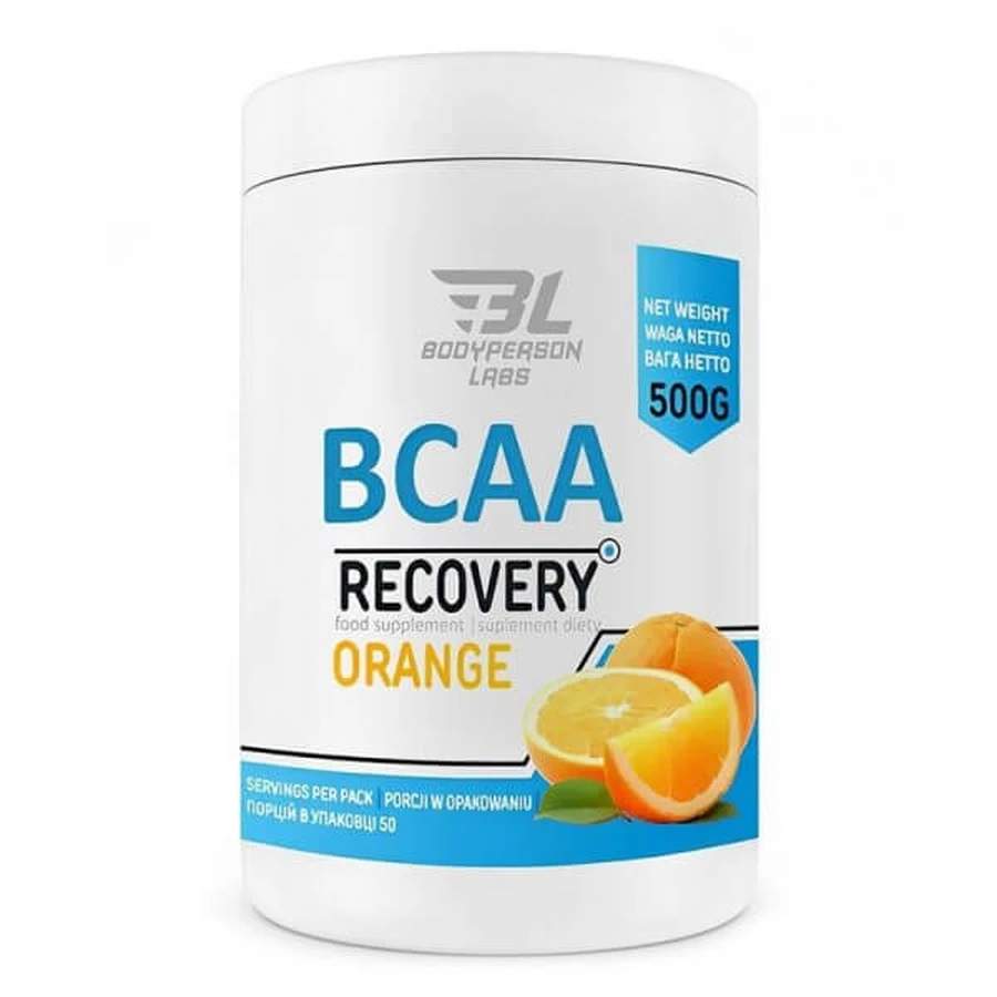 Аминокислоты Bodyperson Labs BCAA Recovery, Orange, 500 г: цены и характеристики