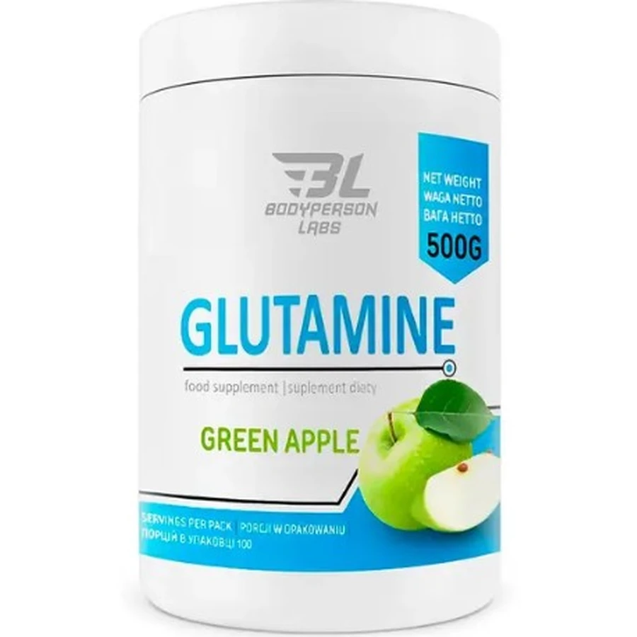 L-глютамин Bodyperson Labs Glutamine, Apple, 500 г: цены и характеристики