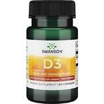 Витамин D Swanson Vitamin D3 High Potency 1000IU (25 mcg) 60 капсул: цены и характеристики