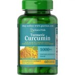 Куркума Turmeric Curcumin 1000 mg with Bioperine 5 mg, 60 капс: ціни та характеристики