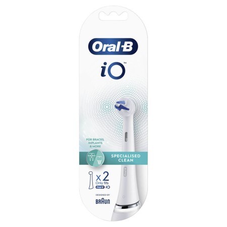 Насадка для электрической зубной щетки сменные ORAL-B IO Специализированное очищение 2 шт 