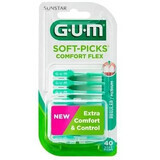 Набір інтердентальних щіток GUM Soft Picks Comfort Flex, стандарт, 40 шт