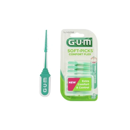 Набір інтердентальних щіток GUM Soft Picks Comfort Flex, стандарт, 40 шт: ціни та характеристики