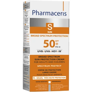 Крем для лица PHARMACERIS S солнцезащитный широкого спектра действия SPF 50+ 50 мл