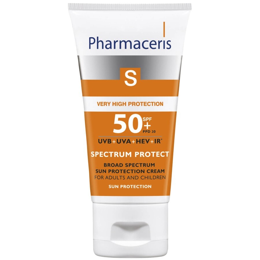 Крем для лица PHARMACERIS S солнцезащитный широкого спектра действия SPF 50+ 50 мл: цены и характеристики