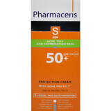 Крем для лица PHARMACERIS S Medi Acne Protect солнцезащитный для кожи с акне SPF 50+ 50 мл 