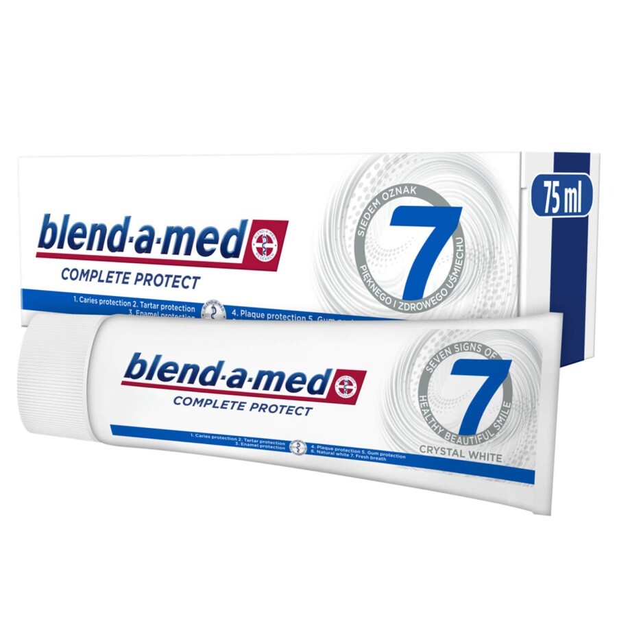 Зубная паста Blend-a-med Complete Protect 7 Кристальная белизна, 75 мл: цены и характеристики
